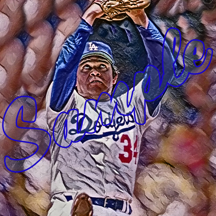 MLB: Los Angeles Dodgers: Fernando Valenzuela 1.06 Limited to 5 copies