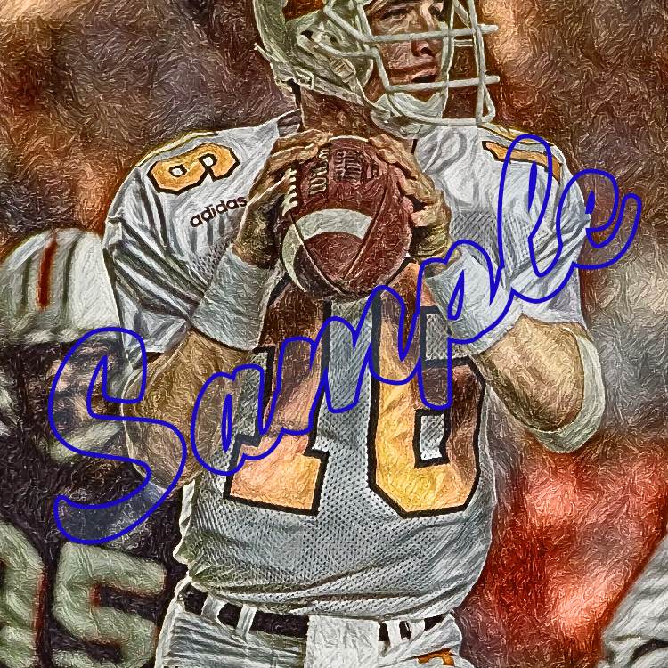 NCAA: Tennessee Volunteers: Peyton Manning 8.15 limited to 3 copies