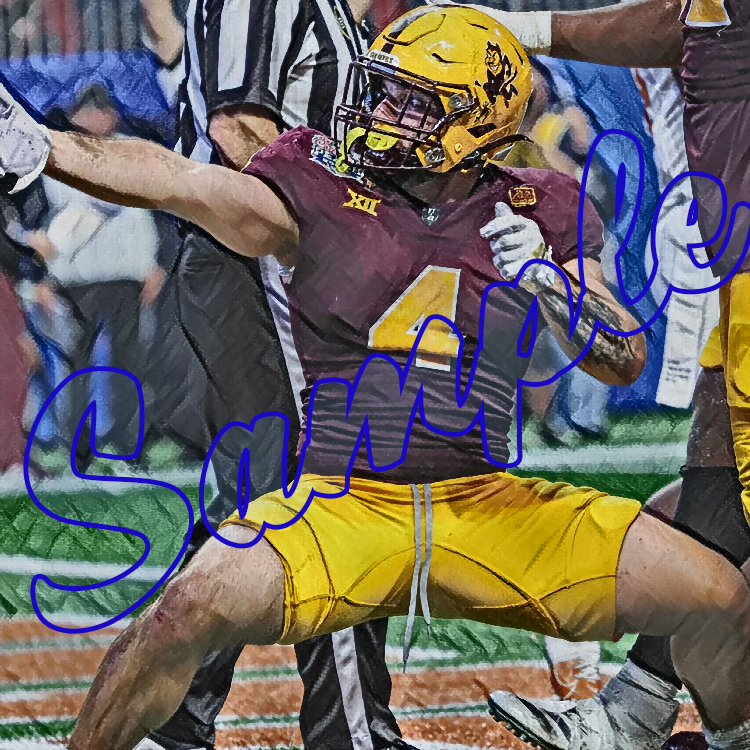 NCAA: Arizona State Sun Devils: Cam Skattebo 3.06 Limited to 5 copies